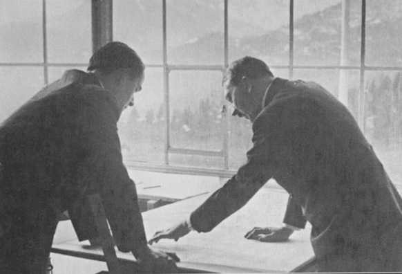 Шпеер и Гитлер, 1938